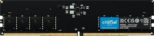 Crucial UDIMM 16GB, DDR5-4800, CL40-39-39, 1RX8