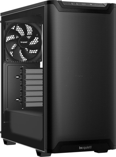 be quiet! Pure Base 501 Airflow Window Black, Glasfenster