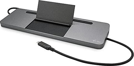 i-tec USB-C Metal Ergonomic 4K 3x Display Docking Station