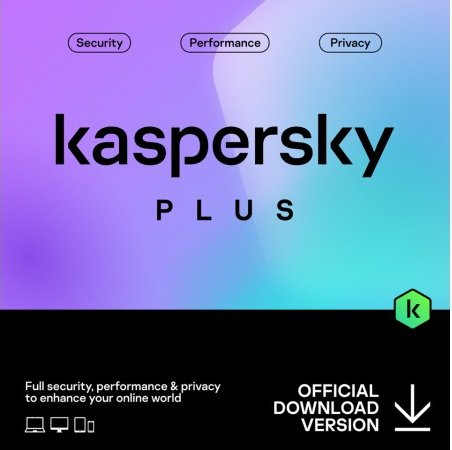 Kaspersky Plus 3 Geräte 1 Jahr ESD