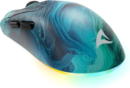 Sharkoon Skiller SGM25W Ocean türkis/blau, USB