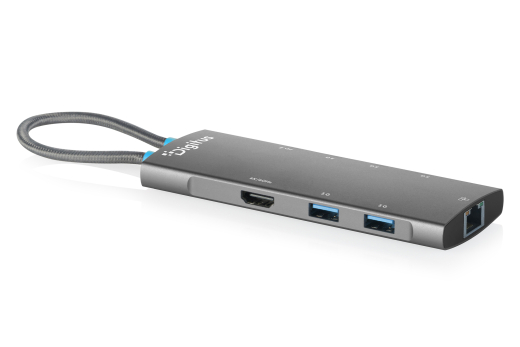 DIGITUS USB-C Docking Station, 8-Port, HDMI, USB, RJ45, PD