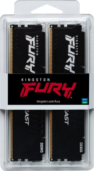 Kingston FURY Beast schwarz UDIMM 16GB Kit, DDR5-5200, CL40-40-40, 1RX16