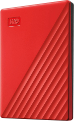 Western Digital WD My Passport Portable Storage, rot, 2TB, USB 3.0 Micro-B