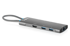 DIGITUS USB-C Docking Station, 8-Port, HDMI, USB, RJ45, PD